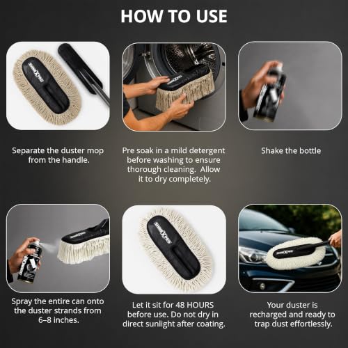 ShineXPro Car Duster with Rejuvenator Spray 125ml - Image 7