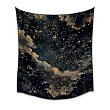 BZWAPQ Fantasy Celestial Aesthetic Vintage Tapestry Dark Academia Astrology Artwork Wall Hanging Decor Maximalist Gothic Starry Print Tapestries for Bedroom Living Room Dorm Wall Decorwhite30x40inch