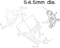 Vista 8 de Rev9 R9-HS2-033_1 compatible con Volkswagen Jetta (MK5) 2006-11 Hyper-Street II Kit de bajada de bobinas de Hyper-Street II, ajuste de nivel