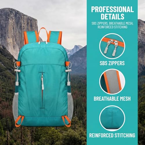 Mochila Ultraligera Plegable Impermeable para Senderismo miniatura 3