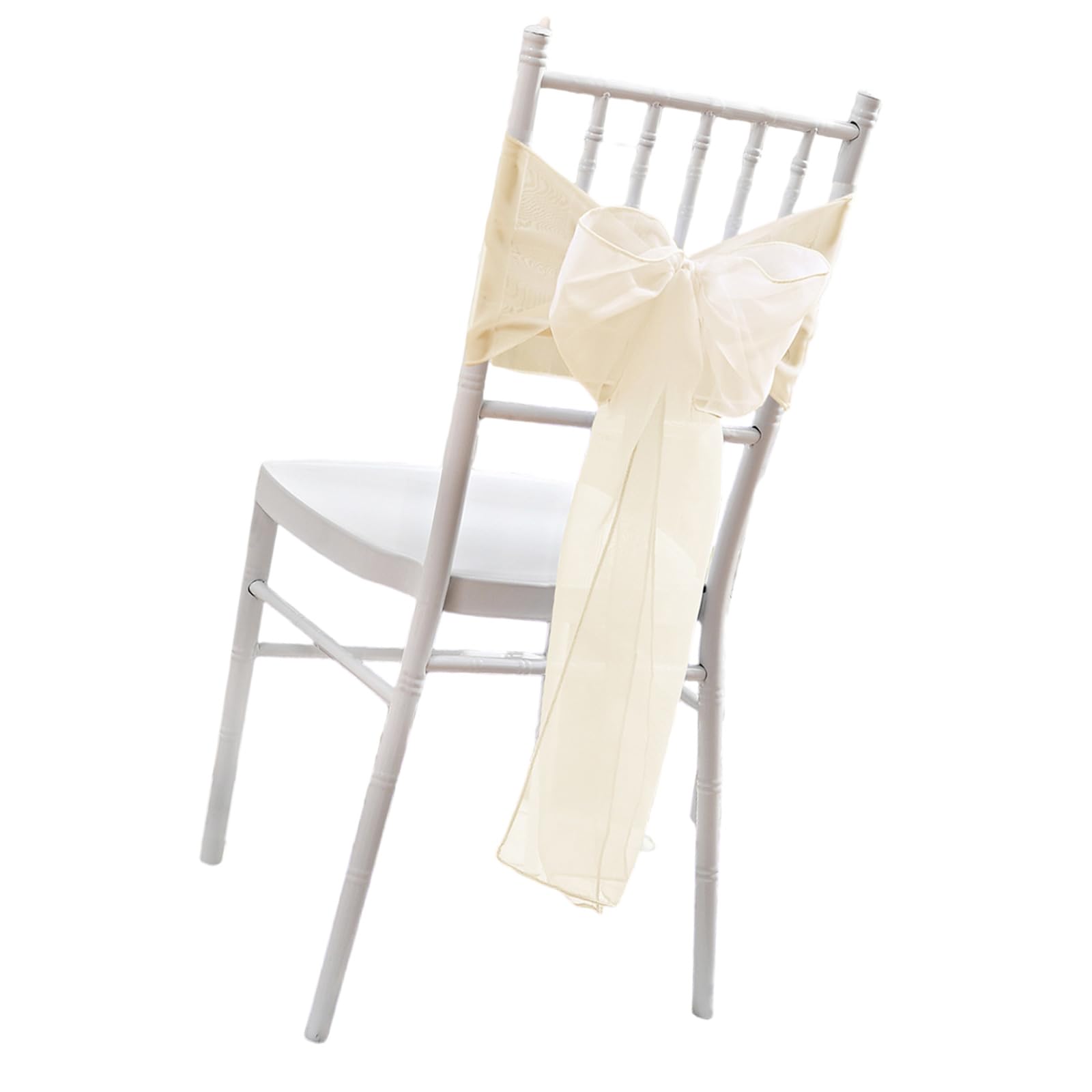 our fave Handcrafts Wedding Chair Sash Bows Adds Sophistication to Any Event Polyester Ribbon Suitable for Various Chairs Decors S