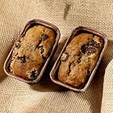 Gourmet Vegan Banana Bread by Sweetness Central, Baked Fresh for Each Order, Made with Belgian Chocolate Chips, The Perfect Dessert, Individually Wrapped to Arrive Soft & Moist, 6 Pack