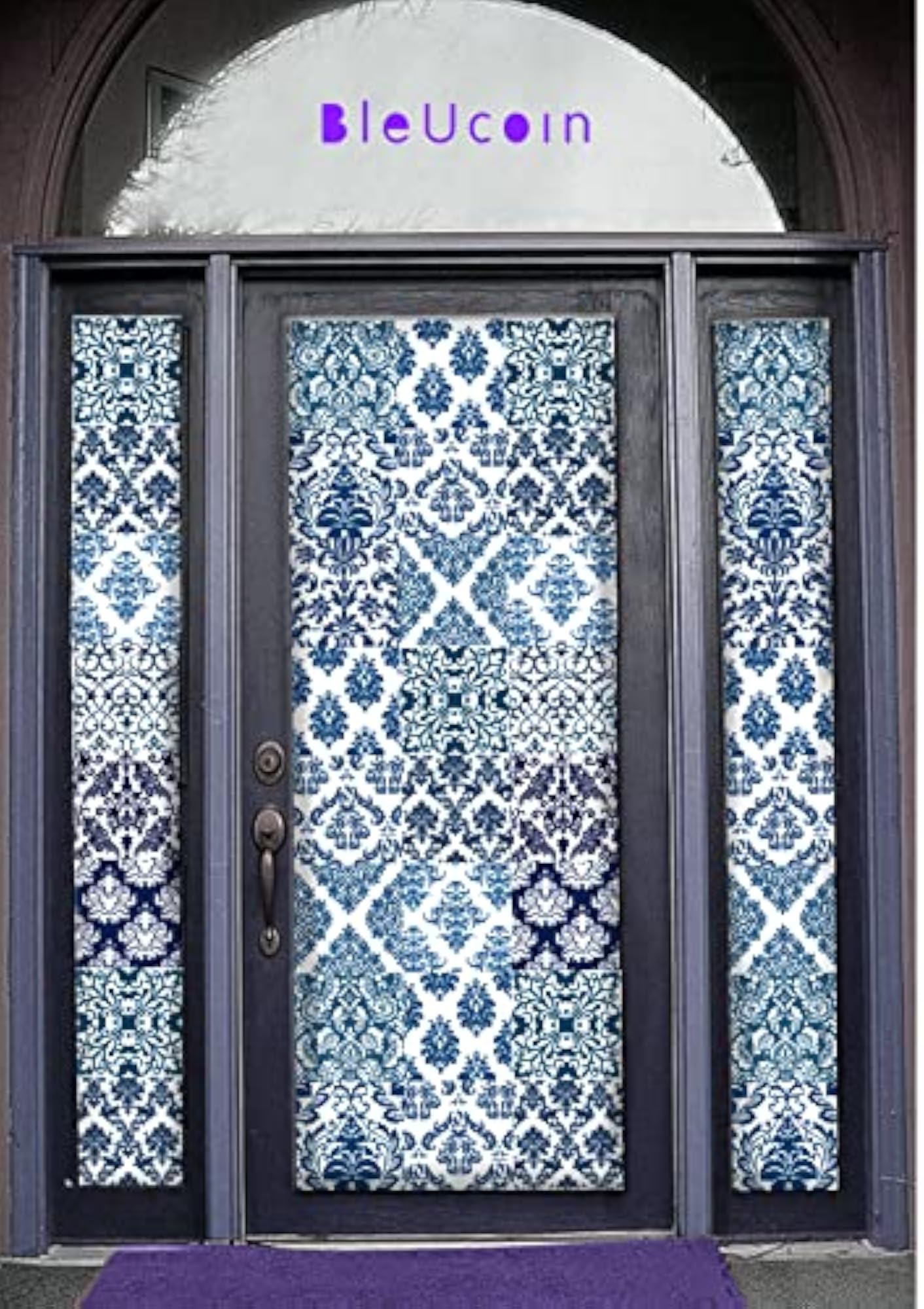 Damask Peel and Stick Tile Stickers for Kitchen & Bathroom
