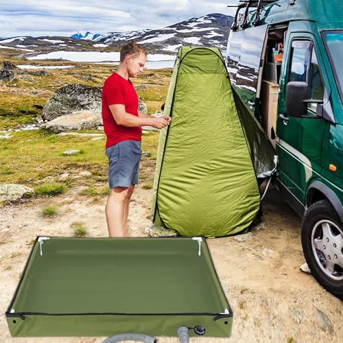 Bac de douche portable pliable multifonctionnel pour camping et voyage - 2