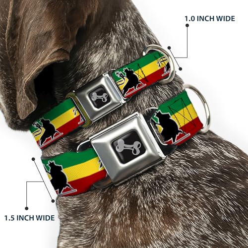 Collier pour chien large Buckle Down Dc-w31261-l en nylon résistant avec boucle - 3