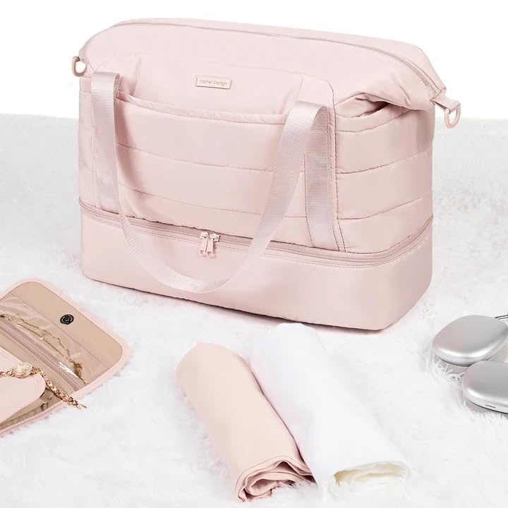 NISHEL Double-layer Weekender Duffle Bag