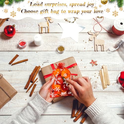 Sukh100christmasorganzabags4x6whiteredsnowflakeorganzabagdrawstringgiftbagbulkpartyfavormeshbaggoodiewrappouchcandyjewelrysachetbraceletfruitprotectionbagholidaywedding  Urban Country Home Decor Sukh 100 christmas organza bags 4×6 white red snowflake organza bag drawstring gift bag bulk party favor mesh bag goodie wrap pouch candy jewelry sachet bracelet fruit protection bag holiday wedding  urban country home decor
