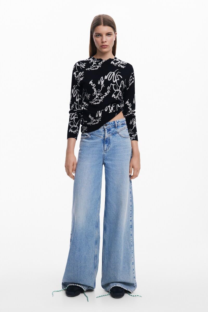 Desigual 25swjf04 Sweatshirt Donna (Pacco da 1)