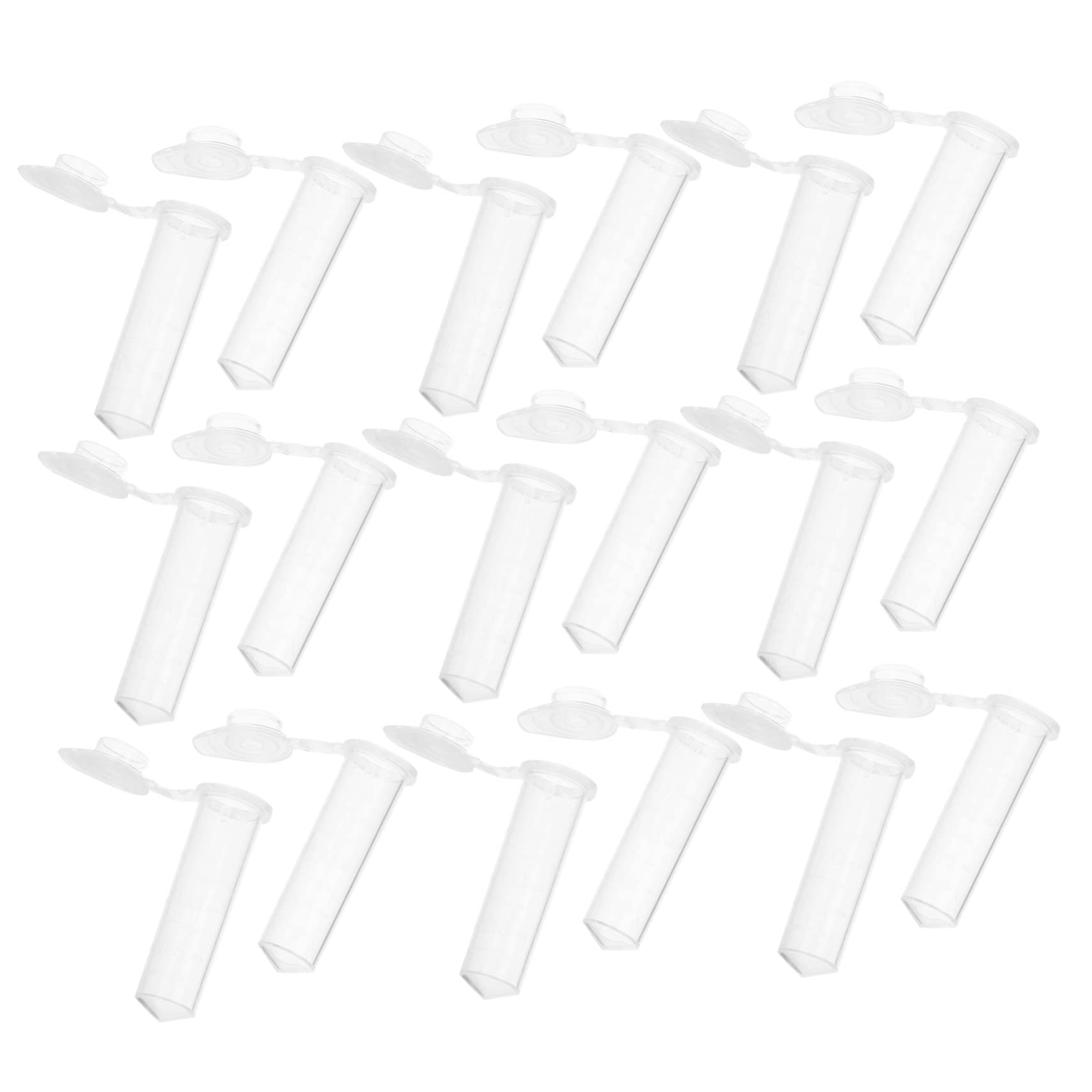Provette da Centrifuga 500 Pezzi in Plastica con Tappo, 2ml