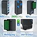 KESSER® Mobile Klimaanlage 4in1 Luftkühler – Air Cooler mit Fernbedienung & Timer, 10L Wassertank, Ionisator & Luftbefeuchter, Ventilator Klimagerät ohne Abluftschlauch, 3 Stufen inkl. Kühlakkus