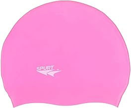 بونيه سباحة سيليكون في شنطة من سبرت، بينك