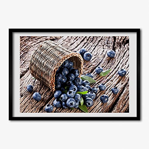 Cadre en bois moderne 70x50 cm Tulup pour habiller un mur vide avec une peinture