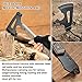 17.5in Full Tang Camping Axe Tomahawk with Nylon Sheath, Tactical and Survival Hatchet with Hammer for Axe Throwing, Outdoor Camping Hiking and Chopping Wood