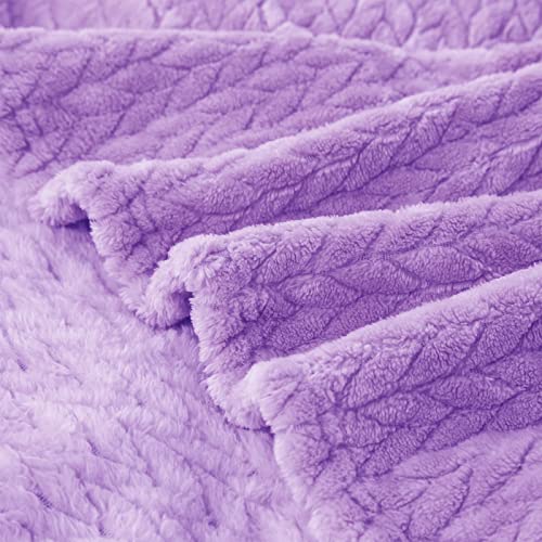 Whale Flotilla Fleece Throw Blanket For Couch With Plush Decorative Pattern, Soft Fluffy Throw Blanket For Sofa, Cozy And Lightweight, Lilac, 50X70 Inch #TOP4