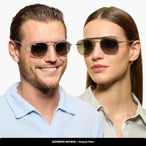 Image of Ray-Ban RB3648M The Marshal II Geometric Aviator Sunglasses for Men for Women
