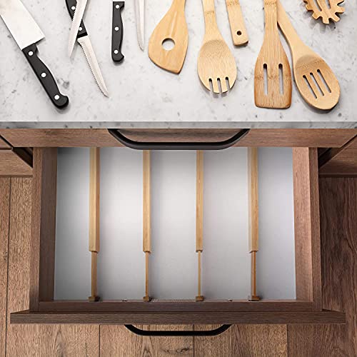 Homemaid Living Bamboo Drawer Dividers - Thumbnail 3
