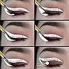 Professional Eyeliner Eyebrow Stencil Eyeshadow Stamp Pads Stencils Patches Stickers Cat Winged Eyeliner Tape for Eye…