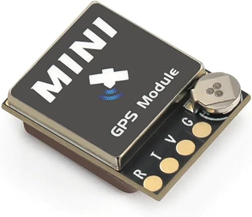 Miniatura 5 de FlyFishRC Más Estabilidad Posicionamiento Rápido M10 Mini Módulo GPS 0.472x0.472 in para RC FPV Racing Drone Quad Avión