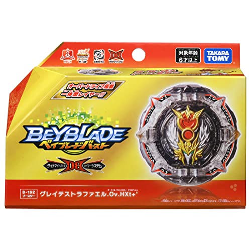 Image of TOMY Takara Beyblade Burst B-192 Booster Gretestrafael .Ov.Hxt+' For Kids, Pack Of 1