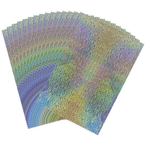 50 Pieces Toner Reactive Foil for Laminator, 20x29cm/7.9x11.4inch Foil Paper for Toner Foiling