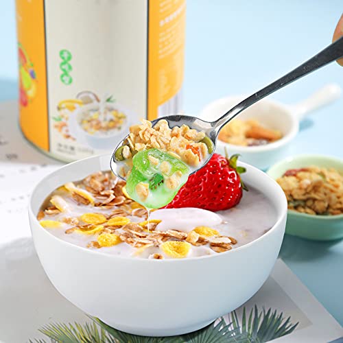 23 Ounce Porcelain Bowls Set 6 Pack Premium White Ceramic Bowls For Cereal, Soup, Salad, Pasta, Prep, Rice, Ice Cream, Microwave & Dishwasher Safe #TOP2