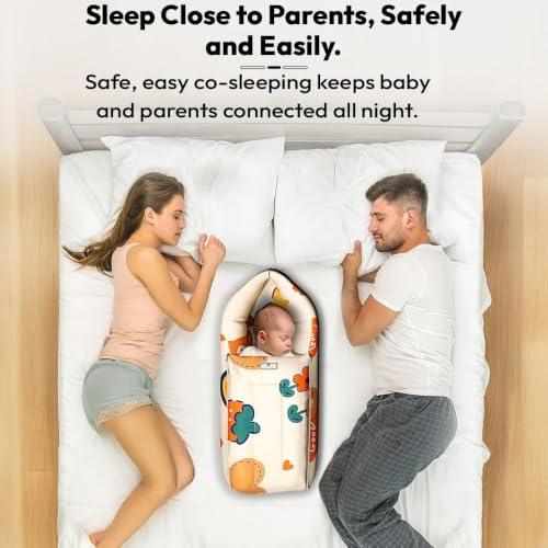 Image of StarAndDaisy Baby Mosquito Net with Mattress and Sleeping Bag, Foldable Mosquito Net Bed with Breathable Mesh, Portable Baby Bedding Set for Newborn