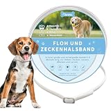 DEWEL Zeckenhalsband für Hunde für kleine, mittlere und große Haustiere - 8...