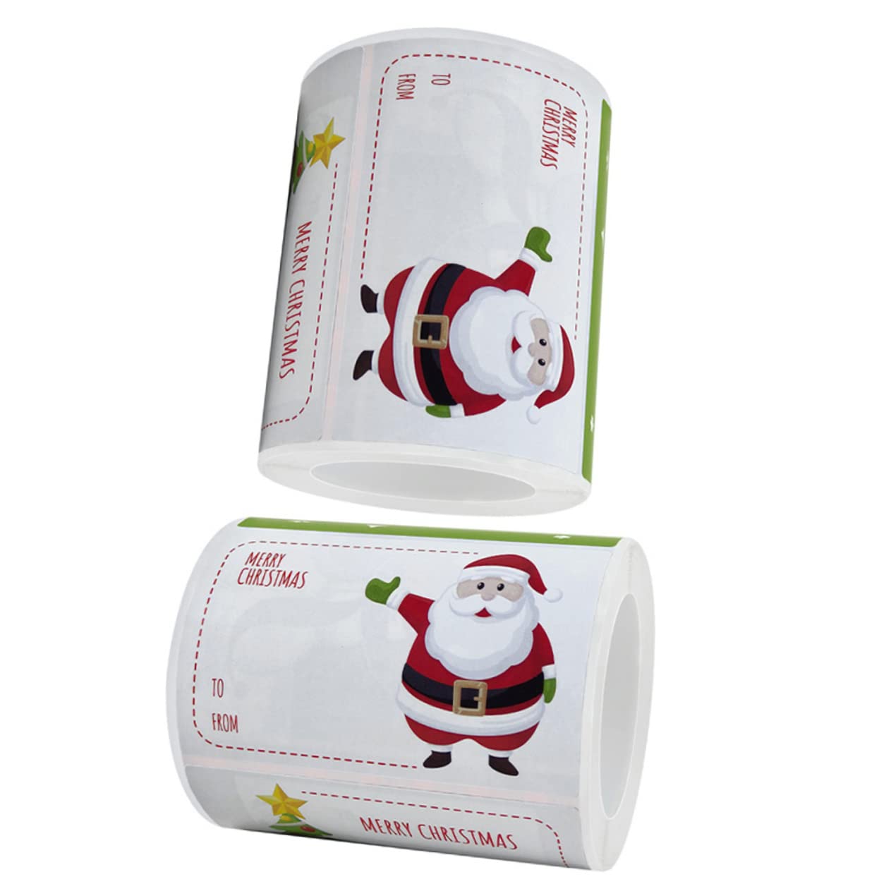 STOBOK 6rotoli Adesivi Natalizi Autoadesivi Per Confezioni Etichette Decorative Per e Decorazioni Stickers Per Espressioni Festive