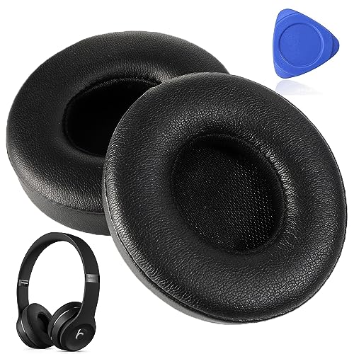 Almohadillas de Repuesto para Beats Solo 2 & Solo 3, Almohadilla Auriculares Profesionales, Almohadillas de Repuesto con Suave Piel Proteína