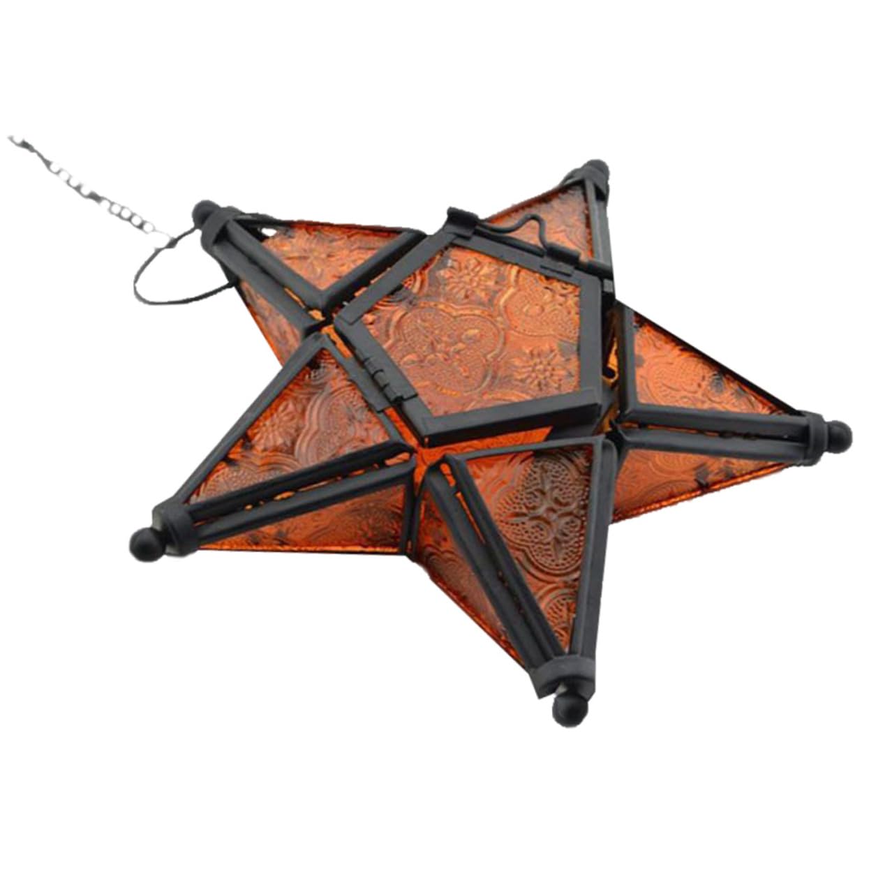 Abaodam Iron Candle Holder mexican candles star lantern star tealight lantern moravian star vintage candle lantern glass holder candlestick holders dinner party European style small candle
