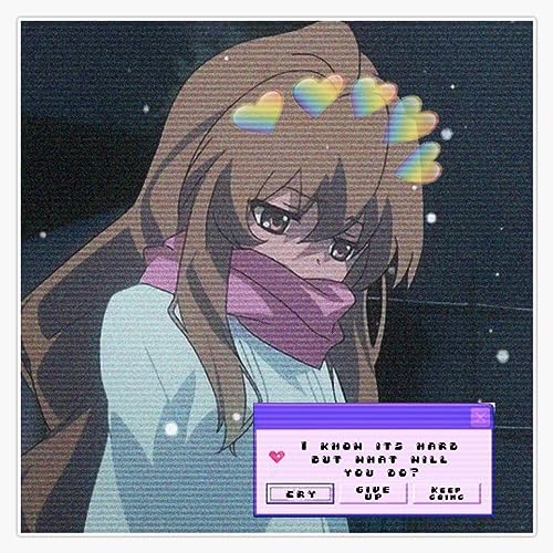 Sad Taiga Aesthetic Sticker Vinyl Waterproof Sticker Decal Car Laptop Wall Window Bumper Sticker 5"