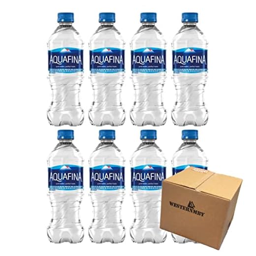 Aquafina Drinking Water, 20 fl oz, 8 bottles
