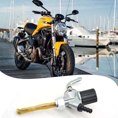 Benzinhahn für Simson S51, Benzinhahn, Kraftstoffhahn mit Messingsieb und Wassersack für Simson S/SR50/60/80 S51 50 MZ ETZ125/150