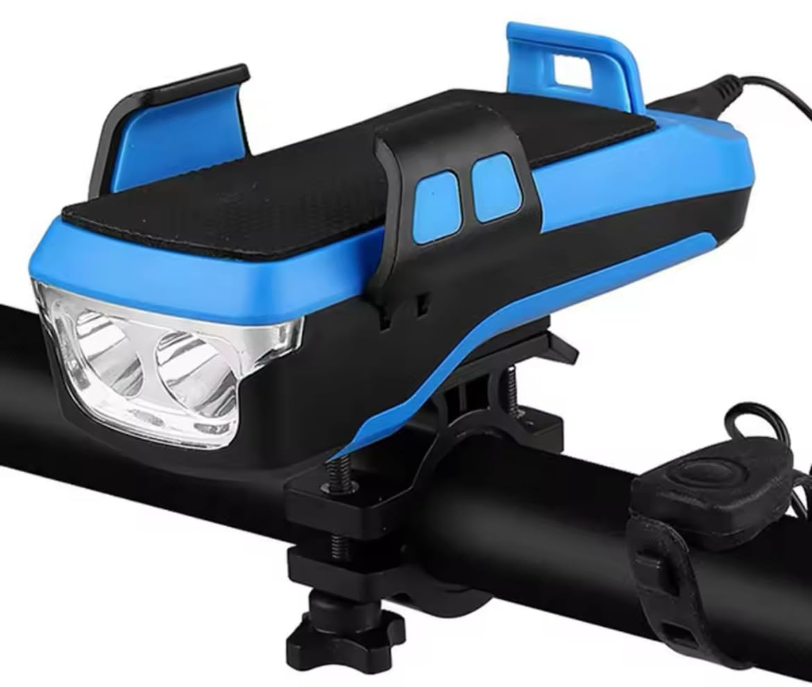 Sponsored Ad – 5 IN 1 4000MAH Led Bicycle Light Front USB Rechargeable Horn Phone Holder bicycle Lamp Flashlight For Bike Light Lantern