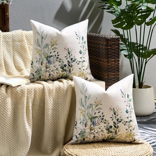 Coussins Extérieurs 40x40 Botanique Lot de 2 ETOLISHOP
