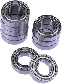 ULTECHNOVO 10 Pçs Rolamento De Roda Rolamentos De Skate Rolamentos De Skate Bolas De Rolamento De Aço Rolamento De Pressão Rolamento De Esferas De Prata Rolamento De Esferas Rolamento De Aço