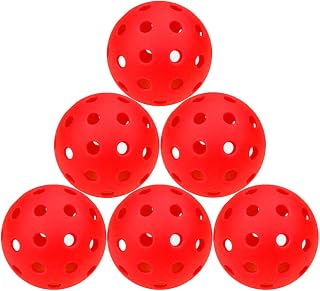 Spunspon Sports Outdoor Pickleballs -40 Pickleball Balls - USA Pickleball Balls (USAPA) Approved - Official US Open Ball - 6 Pack