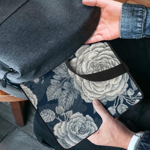 Bolso para portátil de 17 pulgadas con diseño flor rosa miniatura 4