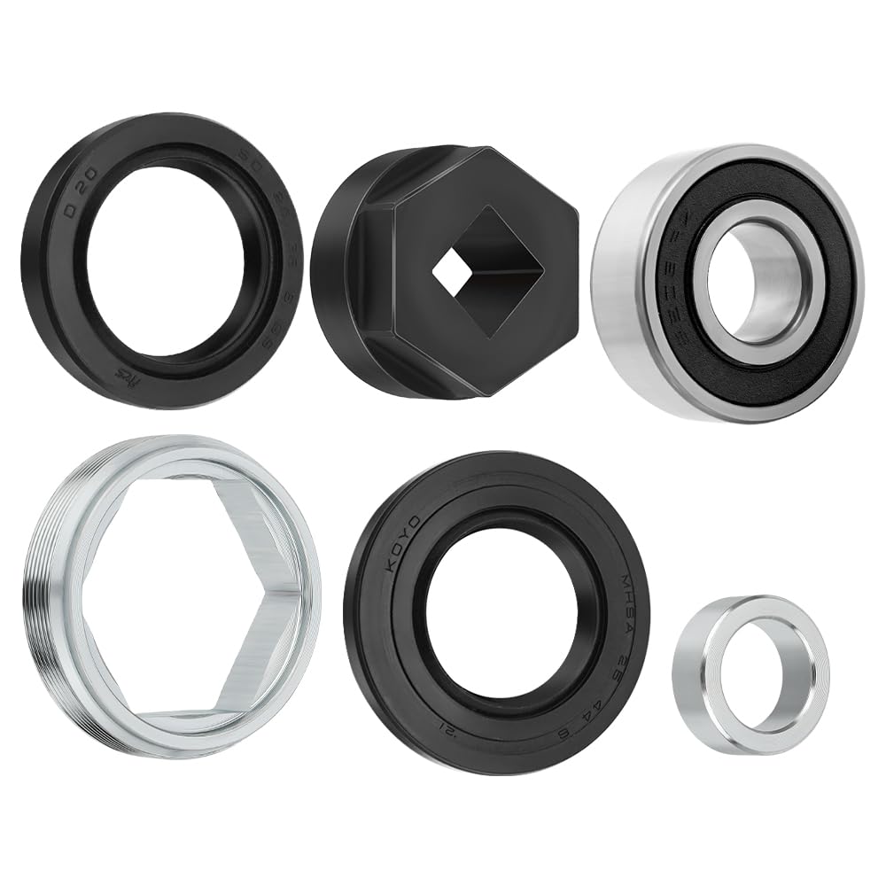 Roulement colonne direction avec support joint écrou et outils pour Yama-ha | pour Yama-ha Banshee Grizzly Raptor Big Bear Warrior Wolverine YFZ450 Kodiak Bruin Timberwolf 350 400 450 550 600 660 700