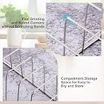 Tioncy 8 Pcs Pot Lid Organizer, Stainless Steel Rack for Cabinet Storage - Image 4