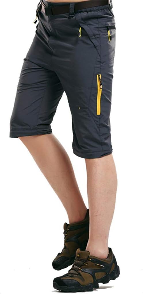 Summer Quick Dry Removable Pants Men Waterproof Breathable Detachable Military Pants Male Nylon Trousers