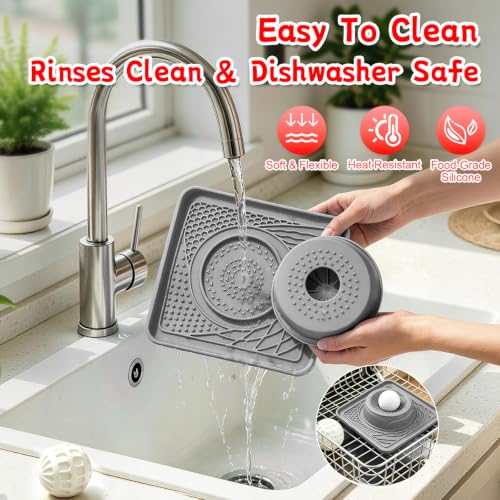 Image of Slow Feeder Dog Bowl & Lick Mat,2-in-1 Dog Lick Bowl with Interactive Rolling Ball for Liquid and Thick Treats,Anti-Slip Dog Lick Bowl for Dogs & Cats