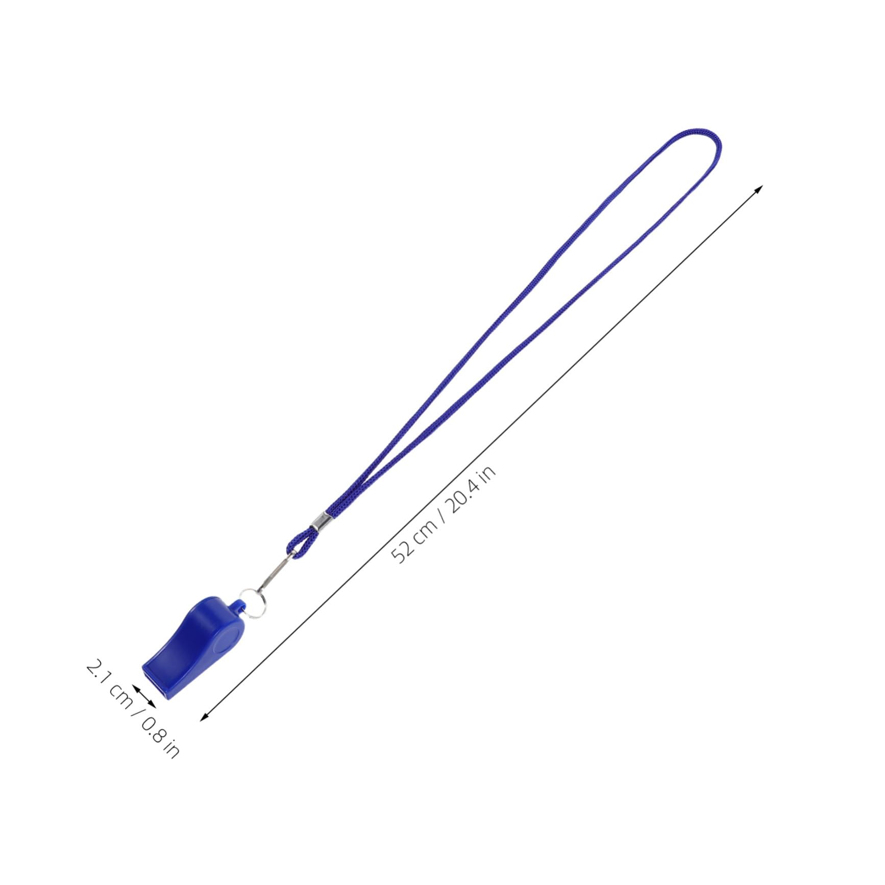 Anneome 36 Piezas Silbatos de Emergencia de Plástico Azules Sonido Fuerte Silbatos de para Seguridad Portátiles para Árbitros Entrenadores y Actividades Deportivas