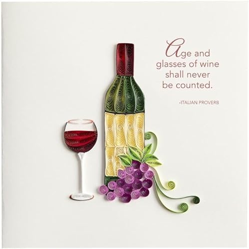 Miniatura 3 de NIQUEA.D, Tarjeta de cumpleaños con diseño de botella de vino