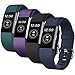 Produktbild Deilin Armband für Fitbit Charge 2 für Damen und Herren, Silikon Ersatz Fitness Armbänder Ersetzbares Sport Uhrenarmband Fitness Wristband für Fitbit Charge2 (19 Olivgrün/Dunkelblau/Schwarz/Lila, L)