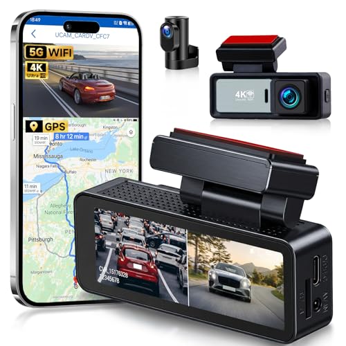 METEESER 4K Dual Dash Cam