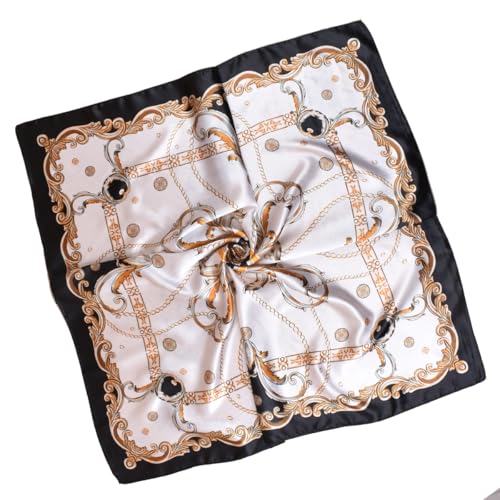 Silk Head Scarf - 35' Large Square Satin Scarf for Women: Sleeping Wraps & Bandanas