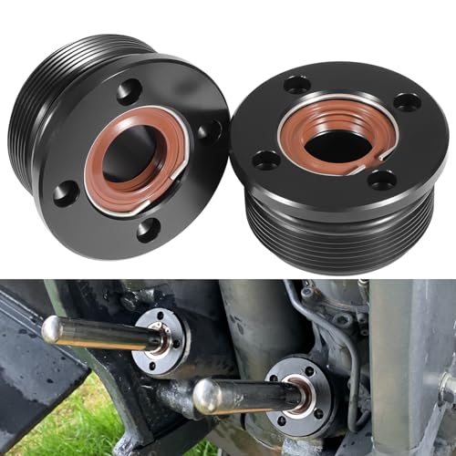 Image of Yoursme 2 PCS Trim Cap Cylinder with Seals 61A-43821-00-00 FSM040 Fits for Yamaha 200-225-250-300 HP Outboard V6, Hydraulic Tilt Trim End Cap Replacement Kit