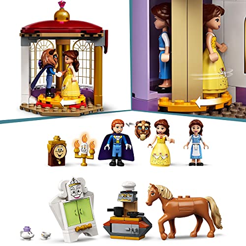LEGO 43196 Disney Princess Belles Schloss, Schöne und das Biest, Prinzessin Schloss und Belle Mini-Puppen, Spielzeug ab 6 Jahre – Bild 5