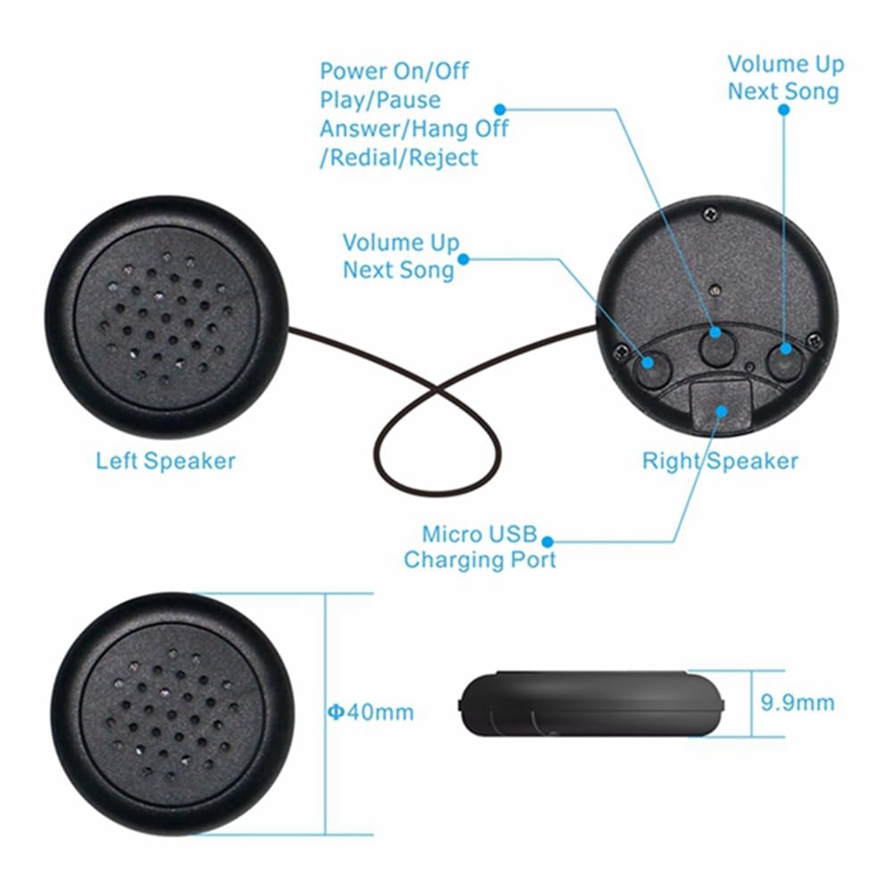 Diadema de Animales Auriculares Bluetooth InaláMbricos de Terciopelo Suave con MicróFono Diadema Bluetooth con Altavoz Delgado Antifaz para Dormir,E